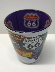 Route 66 USA Map Shot Glass