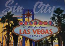 Welcome To Las Vegas Sign Postcard