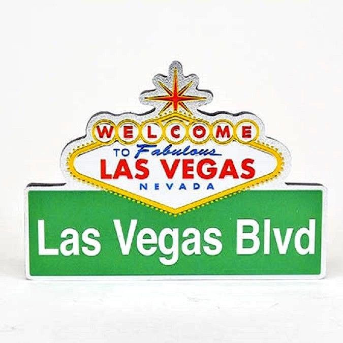 Las Vegas Boulevard Street Sign Magnet - Direct Order Center
