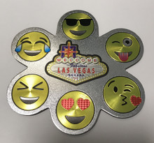 Las Vegas Sign Emoji Smiley Face Magnet