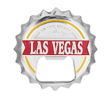 Las Vegas Red Magnetic Bottle Opener  