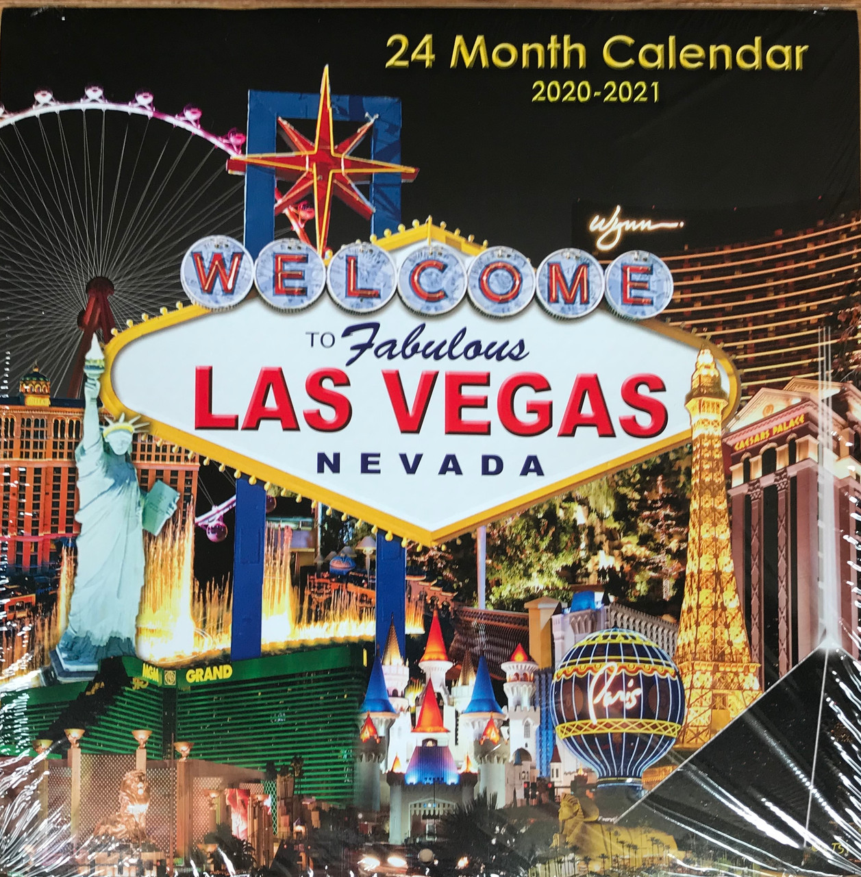 vegas calendar july 2021 2020 2021 24 Month 2 Year Las Vegas Wall Calendar Direct Order Center vegas calendar july 2021