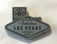 Las Vegas Welcome Sign Pewter Pin