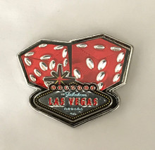 Welcome to Las Vegas Red Dice Pin