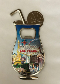 Welcome To Las Vegas Sign Casino Magnetic Bottle Opener Gold Beer Bottle Flag 