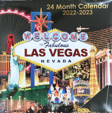 2022 2023 24 Month 2 Year Las Vegas Wall Calendar - Direct Order Center