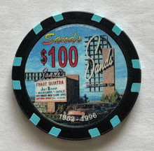 Sands Las Vegas $100 Commemorative Gaming Chip