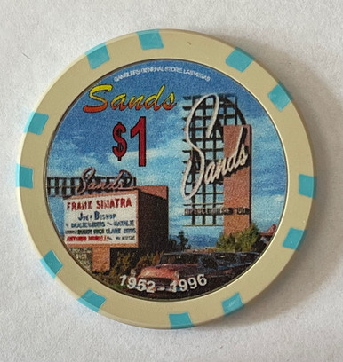 Sands Las Vegas $1 Commemorative Gaming Chip