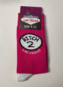 Las Vegas Pink Bitch Number 2 Women Socks  