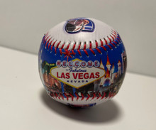 Las Vegas Welcome Sign Hotels Casino Souvenir Blue Baseball 