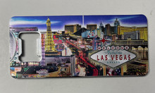 Welcome To Las Vegas Sign Strip Magnetic Bottle Opener