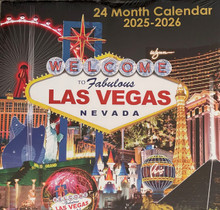 2025 2026 24 Month 2 Year Las Vegas Wall Calendar