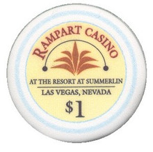 Rampart Casino Las Vegas $1 Casino Chip