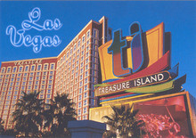 Treasure Island TI Las Vegas Postcard