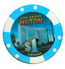 Las Vegas Hilton $1 Casino Chip J0797CC