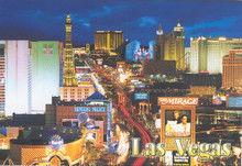 Las Vegas Strip Mirage Siegfried & Roy Postcard