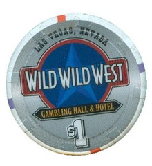 Wild Wild West Las Vegas $1 Casino Chip