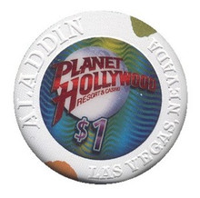 Planet Hollywood Aladdin $1 Casino Chip