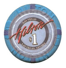 Las Vegas Hilton $1 Casino Chip J0763CC