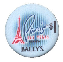 Paris Las Vegas $1 Casino Chip J0711CC