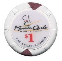 Monte Carlo Las Vegas $1 Casino Chip