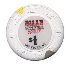 Bill's Gamblin Hall $1 Casino Chip