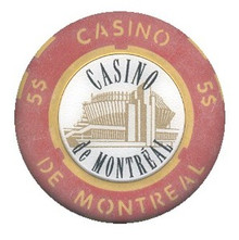 Casino de Montreal Canada $5 Casino Chip