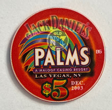 Palms $5 Las Vegas Jack Daniel's Casino Chip