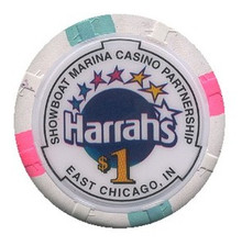Harrah's Indiana $1 Casino Chip