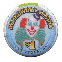 Boardwalk Las Vegas $1 Casino Chip J0829CC