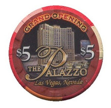 Palazzo Las Vegas $5 Grand Opening Casino Chip