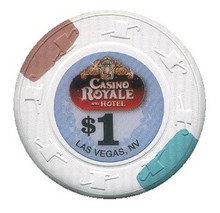 Casino Royale $1 Casino Chip Las Vegas J0825CC