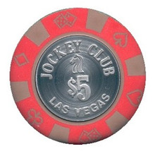 Jockey Club Las Vegas $5 Casino Chip