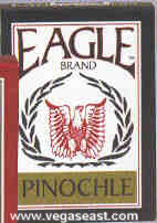 Eagle Pinochle Playing Cards Blue Deck