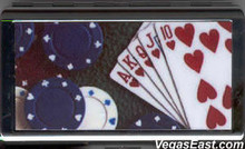 Heart Royal Flush Poker Cigarette Card Case