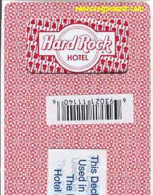 Hard Rock Las Vegas Casino Playing Cards J0823VPC