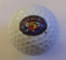 Diamond 5 Times Pay IGT Logo Golf Ball