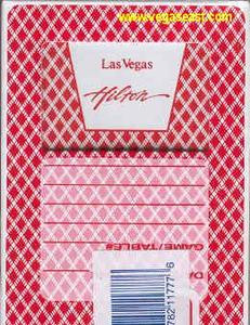 Las Vegas Hilton Las Vegas Casino Playing Cards J0820VPC - Direct Order  Center