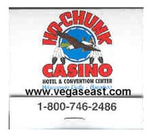 Ho-Chunk Casino, WI. Match Book