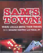 Sams Town Las Vegas Casino Match Book