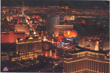 Las Vegas Strip 6" x 9" Postcard