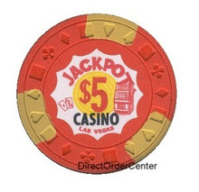 Jackpot Las Vegas $5 Casino Chip