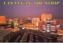 Vintage Las Vegas Strip Postcard