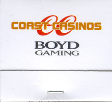 Coast Casinos Boyd Gaming Match Book