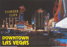 Vintage Downtown Las Vegas Postcard