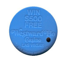Westward Ho Las Vegas Blue Token