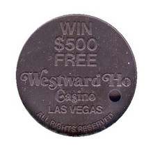 Westward Ho Las Vegas Black Token