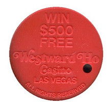 Westward Ho Las Vegas Red Token