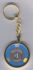 Bellagio Las Vegas Casino Chip Key Ring