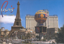 Paris Hotel Las Vegas Postcard